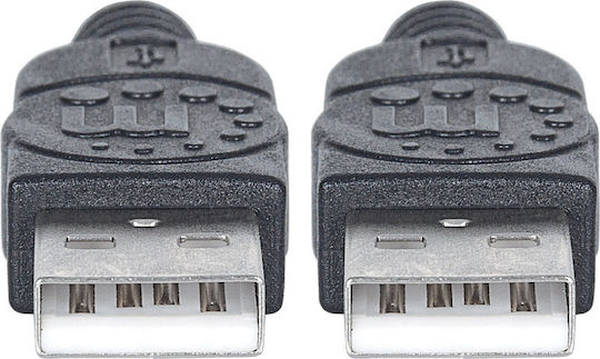 Manhattan USB 2.0 Cable USB-A male - USB-A male 1m (353892)