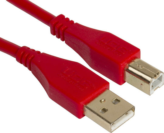 UDG 2m USB 2.0 Cable A-Male to B-Male Red (U95002RD)