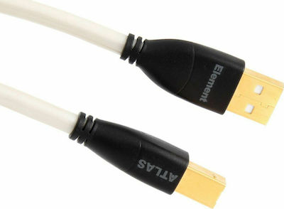 Usb кабель тип a b atlas cables element sc usb a b 1 0 m