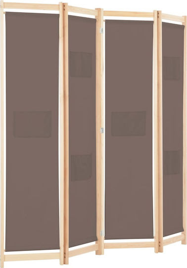 vidaXL Διακοσμητικό Παραβάν Ξύλινο με 4 Φύλλα 160x170cm vidaXL Διακοσμητικό Παραβάν Ξύλινο με 4 Φύλλα 160x170cm