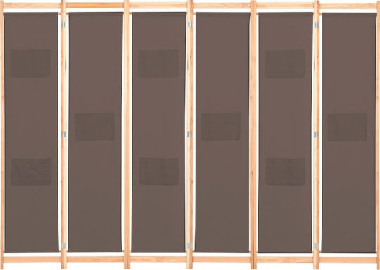 vidaXL Decorativ Paravan Lemn cu 4 Panouri 240x170cm
