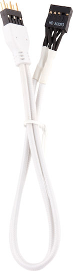 Corsair Premium Sleeved Front Panel Extension Kit - Cable 0.3m White (CC-8900245)