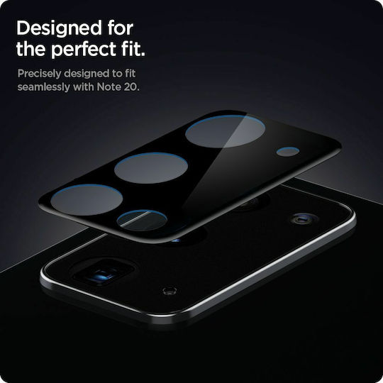 Spigen Optik Lens Protector Kameraschutz Gehärtetes Glas Black für das Galaxy Note 20