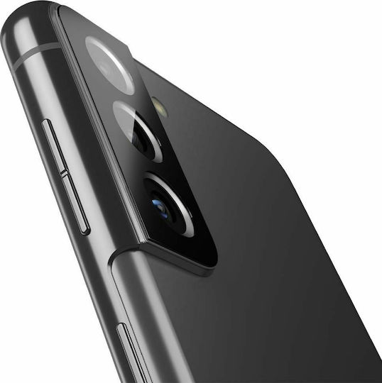 Spigen Optik Lens Protector Προστασία Κάμερας Tempered Glass Μαύρο για το Galaxy S21+ 5G