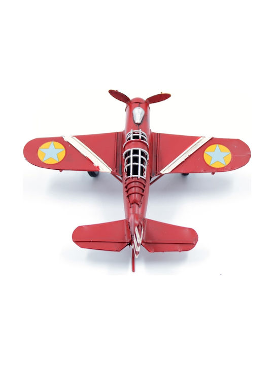 SP Souliotis Античен Декоративен самолет Металик 16.5x15x5.5см 1бр