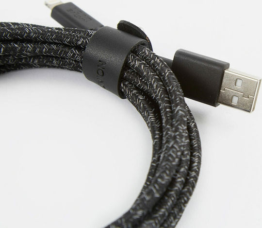 Native Union Braided USB-A to Lightning Cable Μαύρο 3m Cosmos (BELT-KV-L-CS-BLK-3)