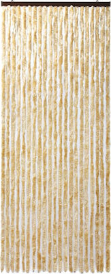 vidaXL Türvorhang Beige 90x220cm 284283