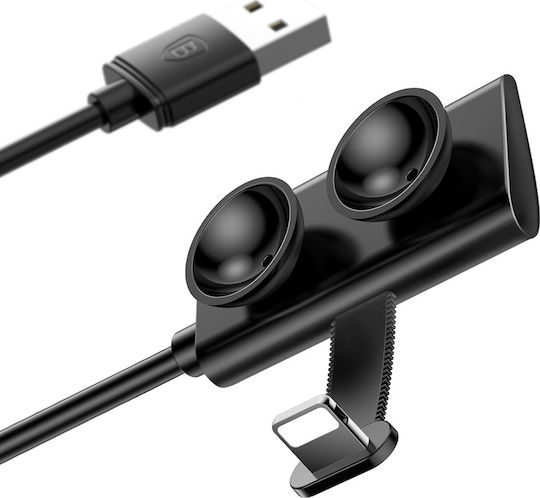 Baseus Suction Cup USB-A to Lightning Cable Black 1m (CALXP-A01)
