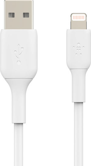 Belkin USB-A to Lightning Cable 12W White 2m (CAA001bt2MWH)