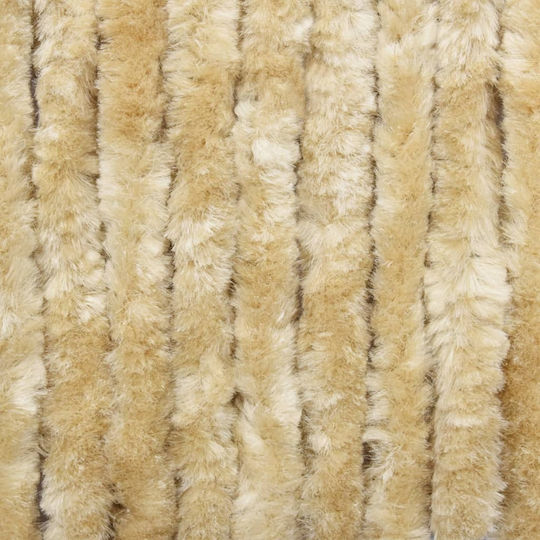 vidaXL Къртина за вратата Бежов 100x220см 284284