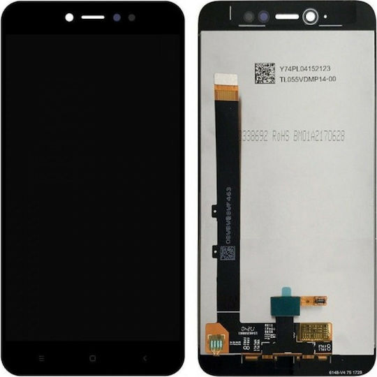 Екран със Сензорен Механизъм за Redmi Note 5a Prime (Черен)