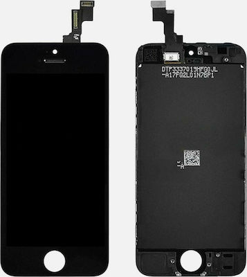 Mobile Phone Screen Replacement with Touch Mechanism for iPhone 5c (Black)