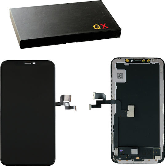 Οθόνη AMOLED με Μηχανισμό Αφής για iPhone X (Μαύρο)