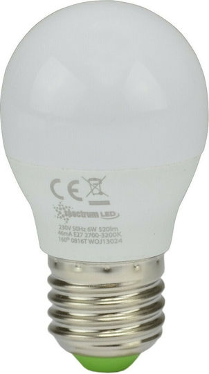 Spectrum WOJ13024 LED Bulb 6W for Socket E27 Warm White 520lm