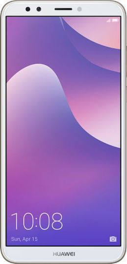 Οθόνη mit Touch-Mechanismus für Huawei Y7 Prime (Weiß)