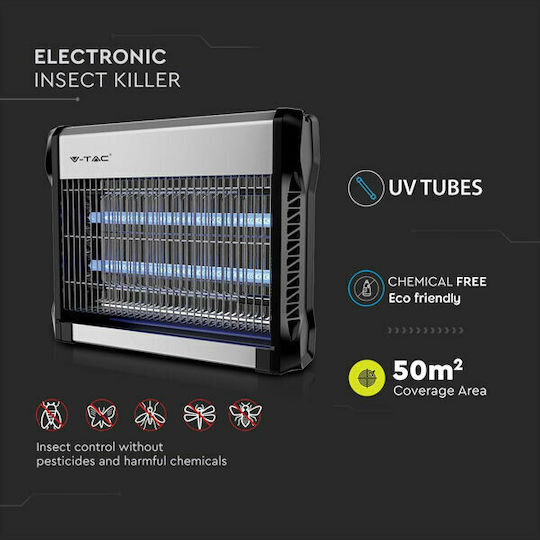 V-TAC Ηλεκτρική Εντομοπαγίδα 16W 50m² 11179