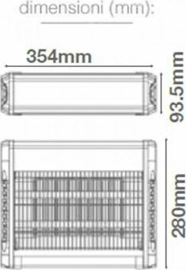 V-TAC Ηλεκτρική Εντομοπαγίδα 16W 50m² 11179