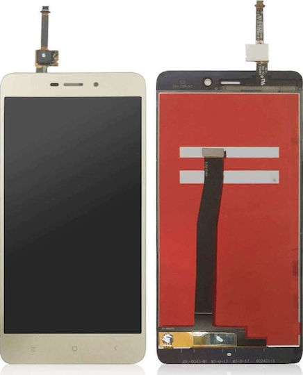 O ecran cu Mecanism Tactil pentru Redmi 4a (Auriu)