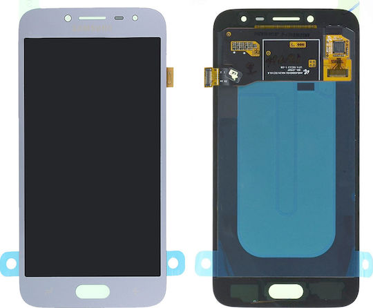 Samsung Οθόνη με Μηχανισμό Αφής για Galaxy J2 (2018) (Ασημί)