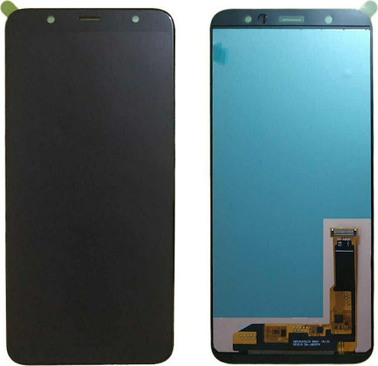 Екран OLED със Сензорен Механизъм за Galaxy A6+ 2018 (Черен)