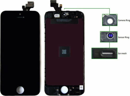 Tianma Οθόνη mit Touch-Mechanismus für iPhone 5 (Schwarz)