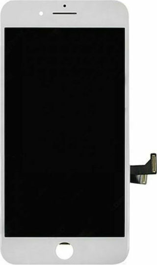 MPSMobile Οθόνη με Μηχανισμό Αφής για iPhone 7 Plus (Λευκό)