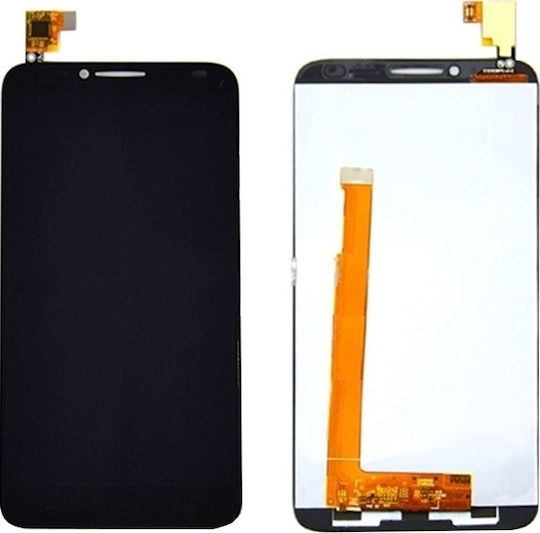 Alcatel Screen with Touch Mechanism for One Touch Idol 2 OT-6037K (Black)