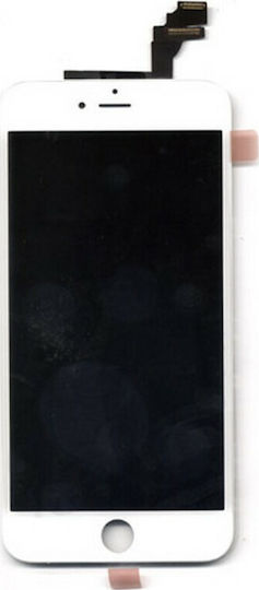 Οθόνη Grade A mit Touch-Mechanismus für iPhone 6 Plus (Weiß)