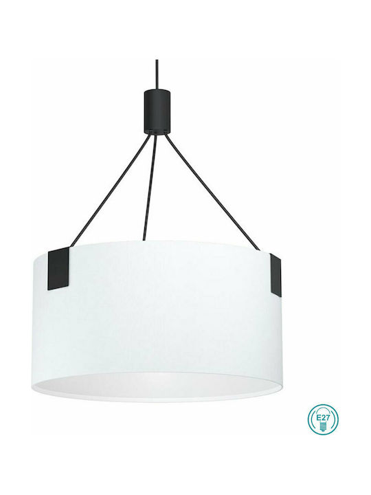 Eglo Tortola Pendant Light Three-Light for Socket E27 Black