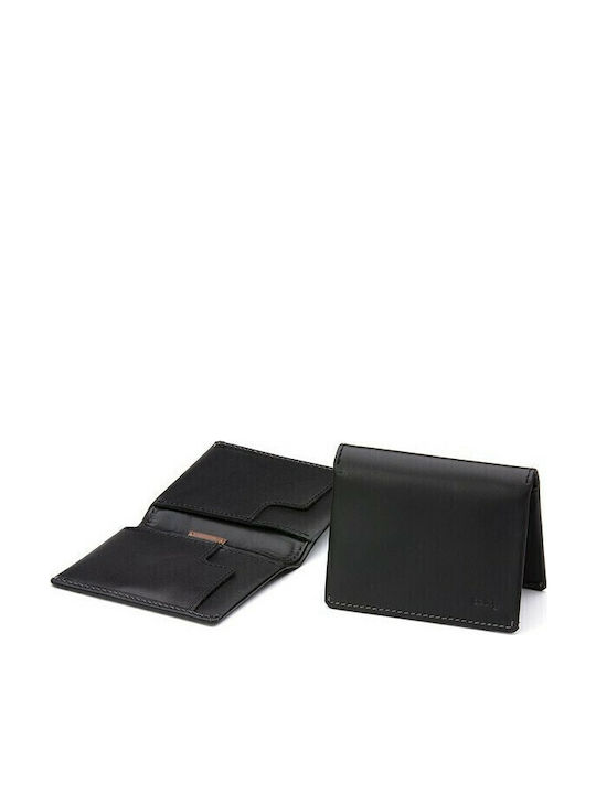 Slim Sleeve Leather Men's Wallet Black