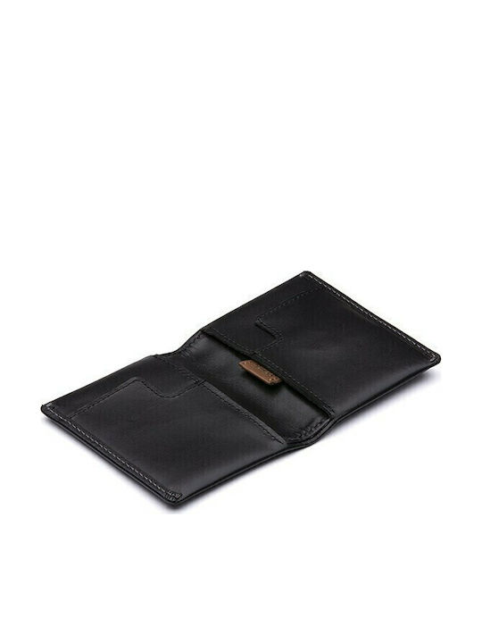 Slim Sleeve Leather Men's Wallet Black