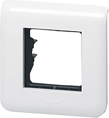 Legrand Mosaic Vertical Switch Frame 1-Slot White 2 Στοιχείων 078802