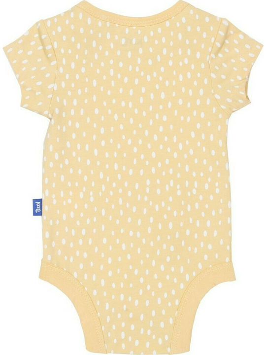 Kite Φορμάκι "Speckle" Baby Bodysuit Set Short-Sleeved Yellow