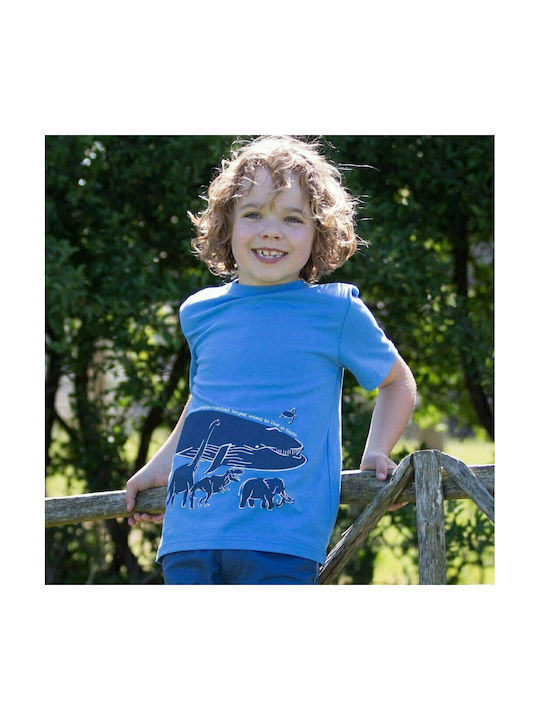 Kite Kids T-shirt Blue T-Shirt "Whales"