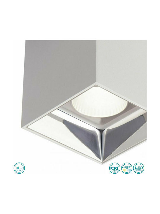 Fan Europe Mig-Q20 BCO Single LED Natural White Spot in White Color