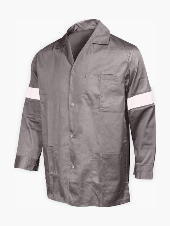 Fageo Arbeitsjacke Reflektierend Gray