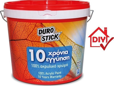 Durostick Plastic Acrilyc Paint for Interior and Exterior Use White 750ml