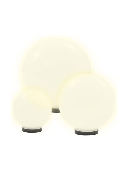 vidaXL Lamp Globe Outdoor 12W IP44 for Socket E27 White
