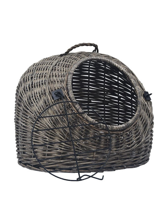 vidaXL Katzentransportkäfig 35x35x45cm Grau
