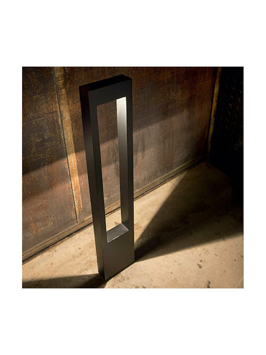 Ideal Lux Vega Outdoor Floor Lamp Small Post 15W IP44 for G9 Socket Brown