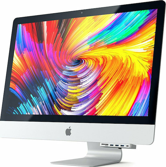 Satechi Hub 4 Θυρών USB 2.0 με σύνδεση USB-C Γκρι