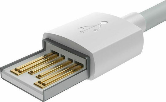 Baseus Wisdom Regular USB to Lightning Cable Λευκό 1.5m