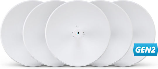Ubiquiti PowerBeam AC Gen2 (5 Pack) External WiFi Parabolic Antenna 25dBi with Ethernet Connection PBE-5AC-Gen2-5