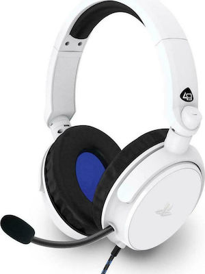 4Gamers PRO4-50S Over Ear Gaming Headset with Connection 3.5mm White