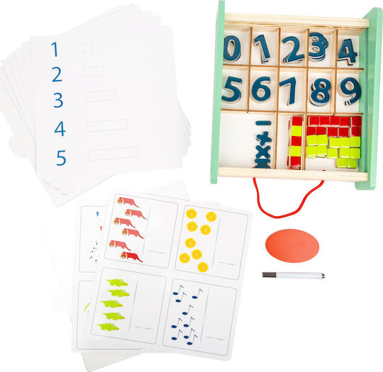 Small Foot Learning Box Educate Educational Game Knowledge made of Wood for 6+ years old Years Old