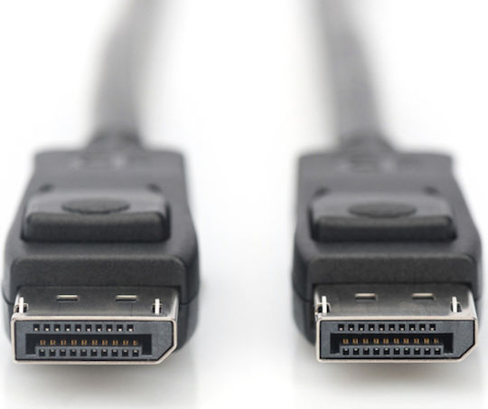 Digitus Cable DisplayPort male - DisplayPort male 3m Μαύρο (AK-340106-030-S)