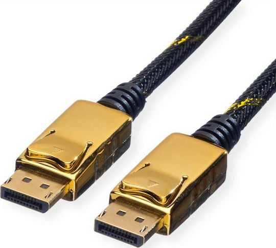 Roline Cablu DisplayPort de sex masculin - DisplayPort de sex masculin 3m Negru (11.04.5646)