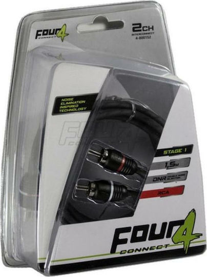 Four Connect Four Connect 4-800152 Cable RCA male - RCA male 1.5m
