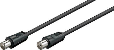 Goobay Antenna Cable Coax male - Coax female Μαύρο 0.5m (11509)