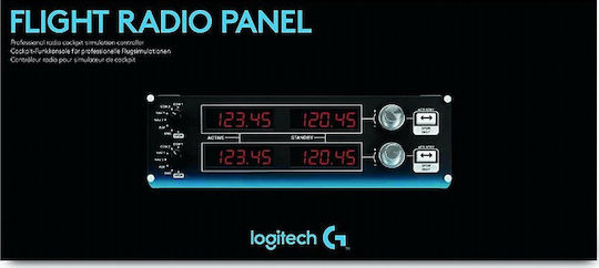 Logitech G Saitek Pro Flight Radio Panel Ενσύρματο Controller pentru PC